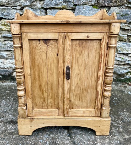fig 1. Small Antique Pine Cupboard