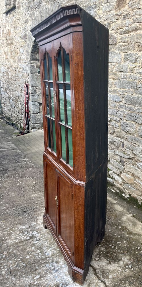 fig 2. Georgian Oak Corner Cupboard