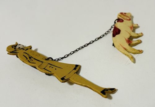 fig 1. Art Deco Novelty Celluloid Brooch