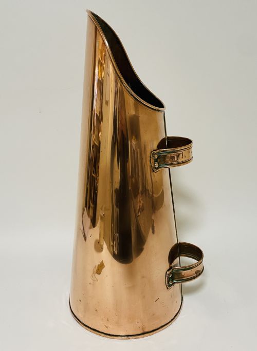 Victorian Copper Coal Scuttle