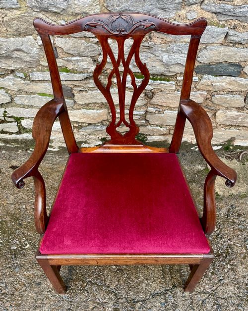 fig 2. Georgian Mahogany Carver Chair