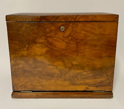 fig 1. Antique Walnut Stationery Cabinet