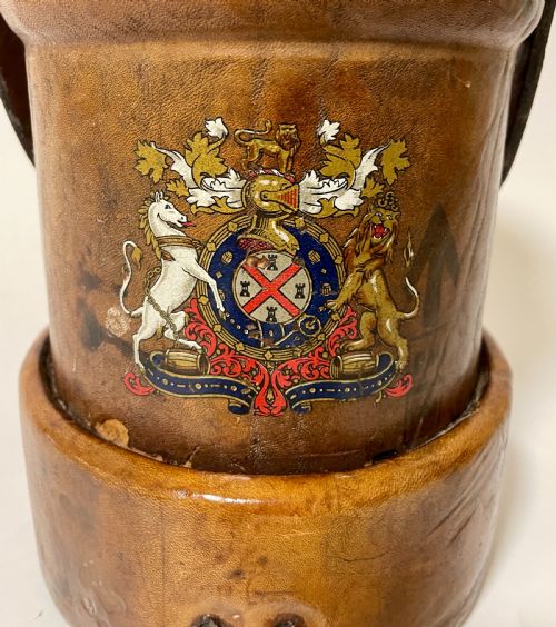 fig 1. 1945 WW2 Military Leather Shell Carrier