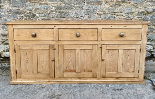 fig 2. Large Victorian Pine Dresser Base