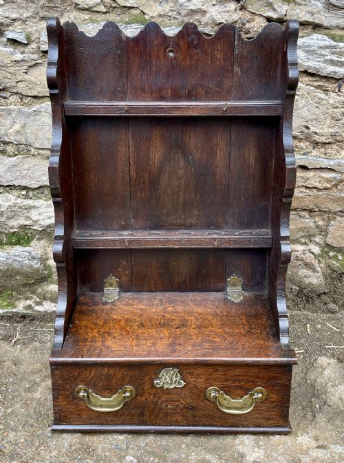 Georgian Welsh Oak Spoon Rack