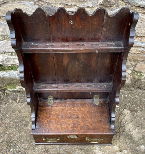 fig 1. Georgian Welsh Oak Spoon Rack