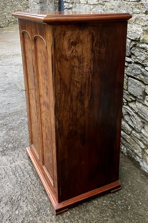 fig 2. Large Victorian Figured Mahogany Cupboard