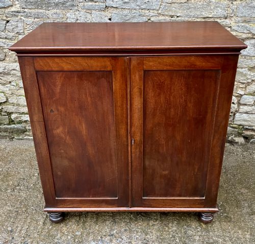 fig 2. Victorian Mahogany Linen Press Cupboard