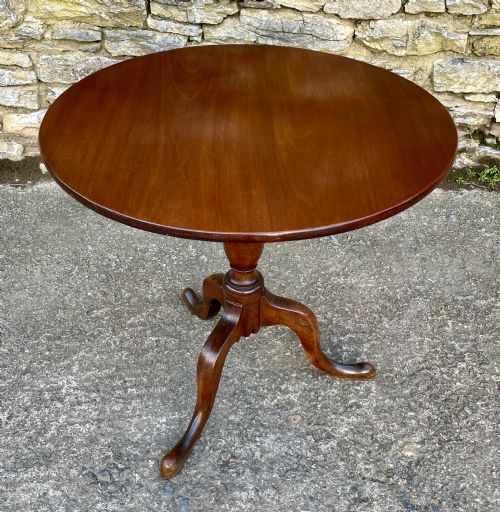 Georgian Mahogany Tilt Top Occasional Table