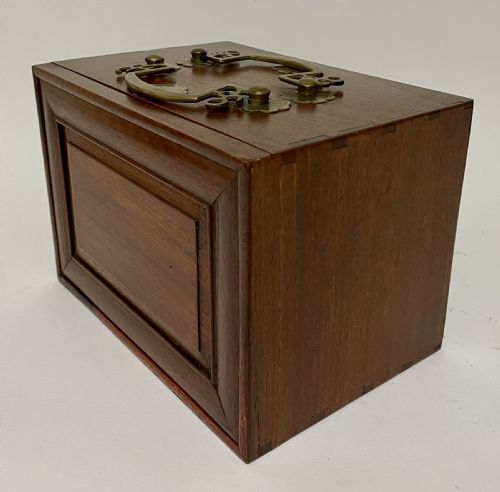fig 1. Vintage Bone and Bamboo Mahjong Set