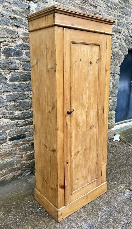 fig 1. Large Antique Pine Larder Cupboard