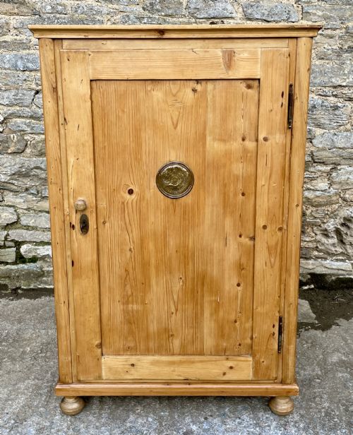 Antique Continental Pine Larder Cupboard