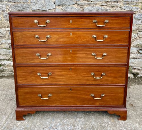 fig 1. Georgian Mahogany Secrétaire Chest