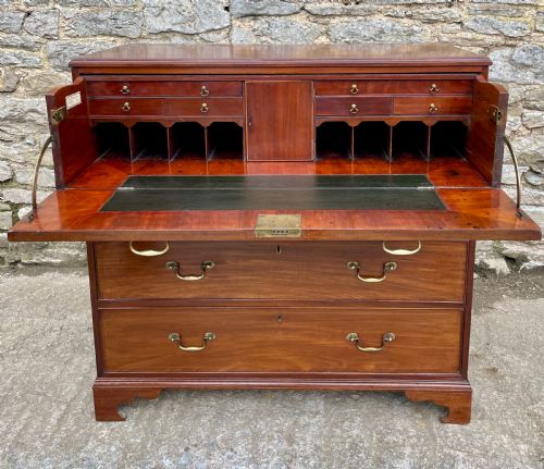 Georgian Mahogany Secrétaire Chest