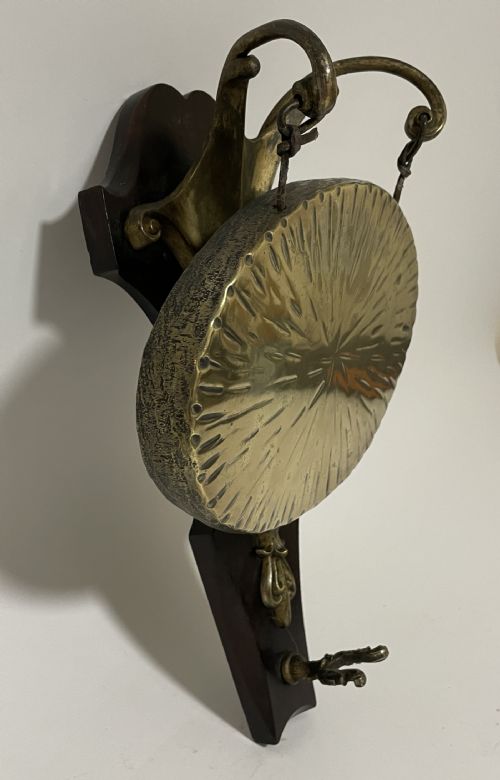 fig 2. Antique Brass Wall Mounted Dinner Gong