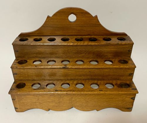 Vintage Oak Spoon or Egg Rack