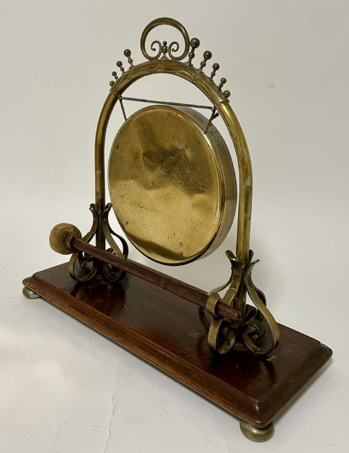 fig 1. Antique Brass Dinner Gong