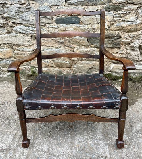 fig 1. Small Arts and Crafts Oak Chair