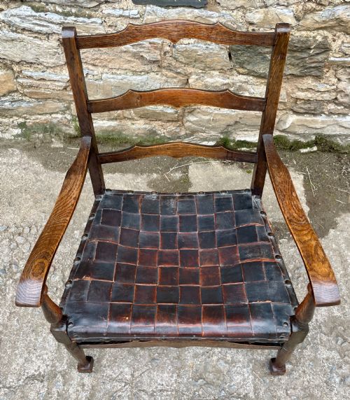 fig 2. Small Arts and Crafts Oak Chair