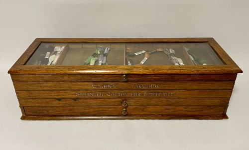 Clark's Anchor Cantilever Sewing Thread Box