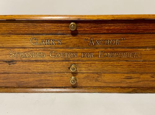 fig 1. Clark's Anchor Cantilever Sewing Thread Box