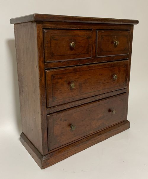 fig 1. Antique Miniature Apprentice Drawers