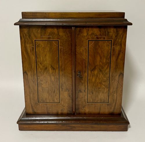 Victorian Walnut Table Cabinet
