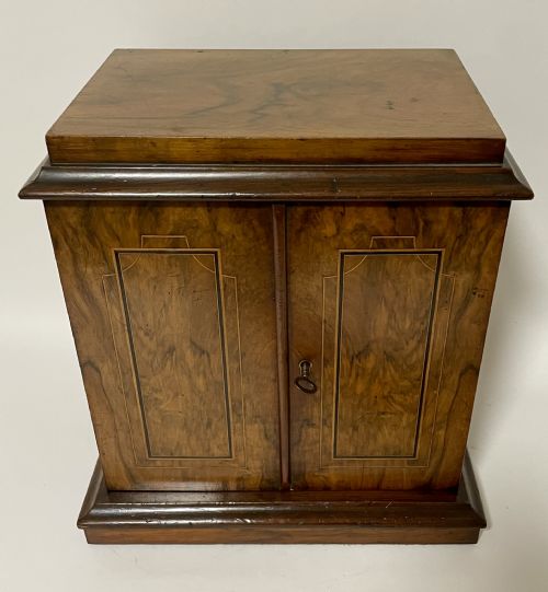 fig 1. Victorian Walnut Table Cabinet