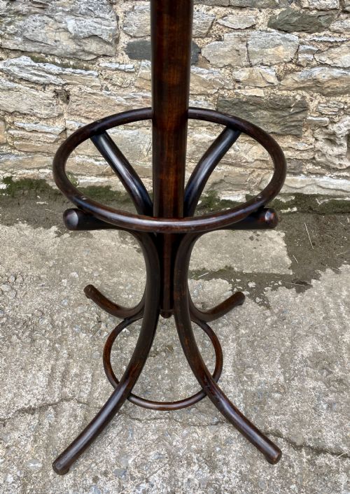 fig 1. Antique Bentwood Hat and Coat Hall Stand