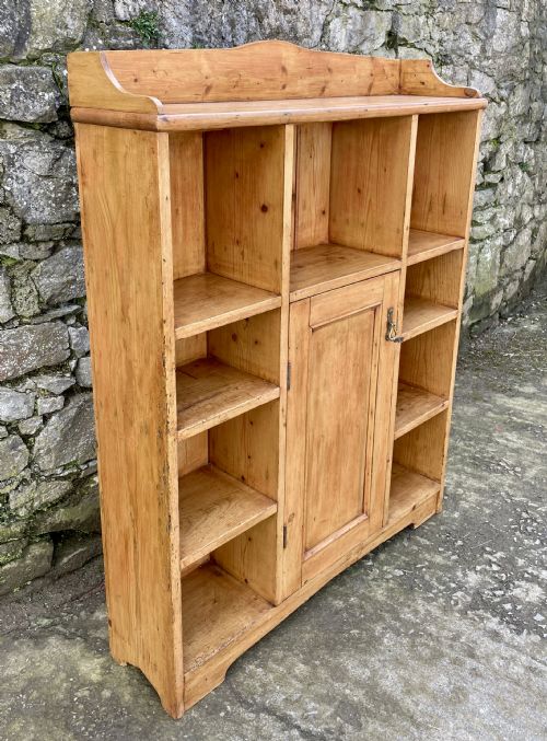 fig 2. Antique Stripped Pine Shelves
