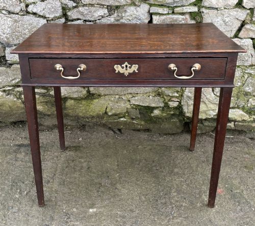 Georgian Oak Side Table