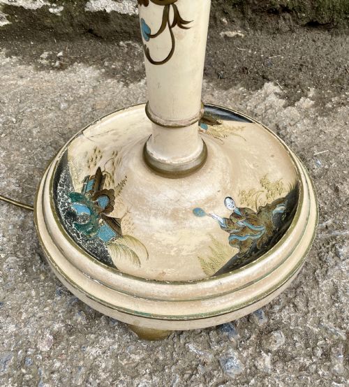 fig 1. Antique Chinoiserie Standard Lamp