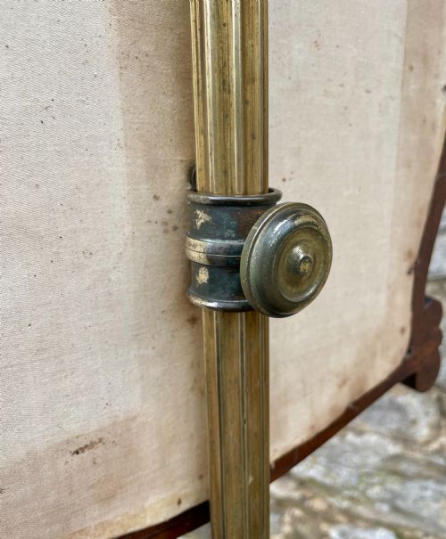 REGENCY ROSEWOOD POLE SCREEN - ADDITIONAL PHOTO 5