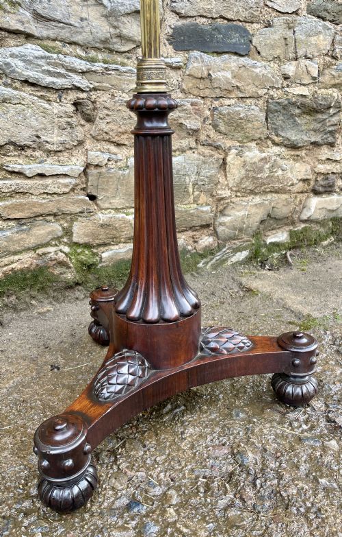 REGENCY ROSEWOOD POLE SCREEN - ADDITIONAL PHOTO 12