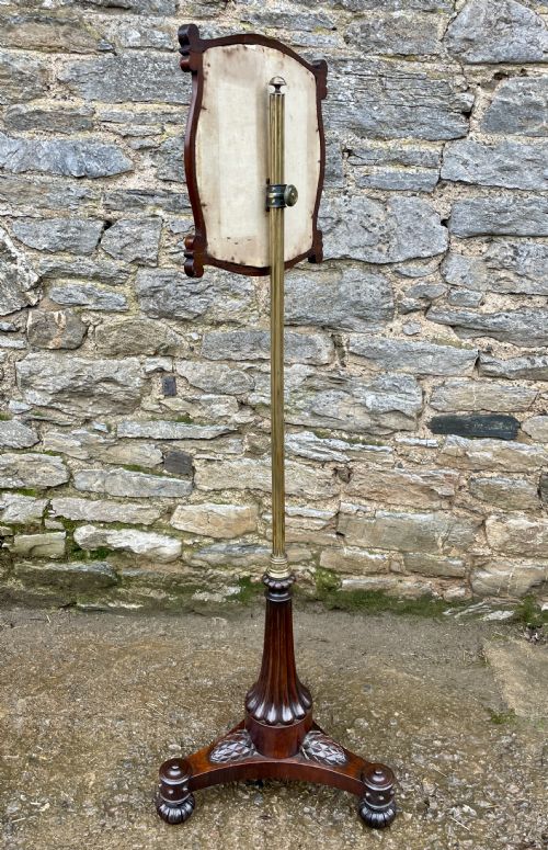 REGENCY ROSEWOOD POLE SCREEN - ADDITIONAL PHOTO 16