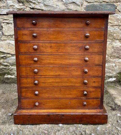 fig 1. Antique Specimen Collectors Cabinet