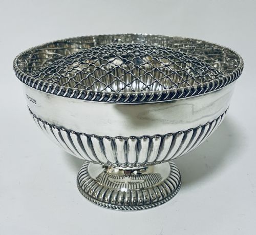 fig 3. Victorian Silver Rose Bowl