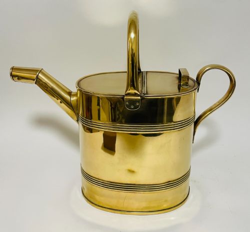 Large Antique Brass Watering Can