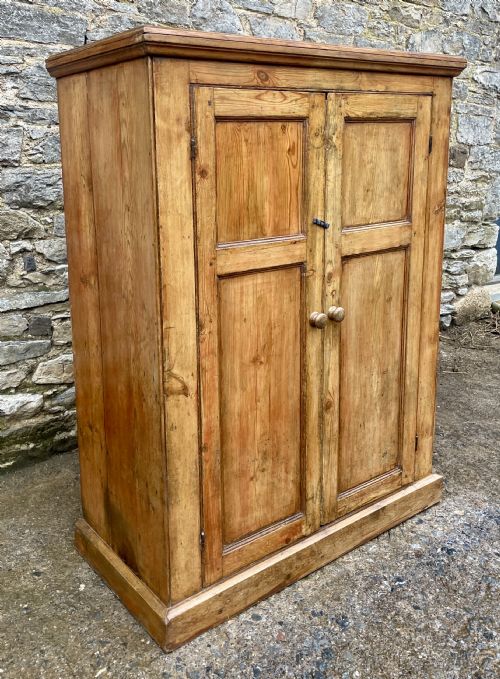 fig 2. Antique Stripped Pine Cupboard