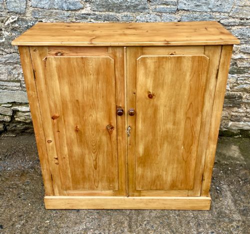 fig 1. Antique Stripped Pine Cupboard