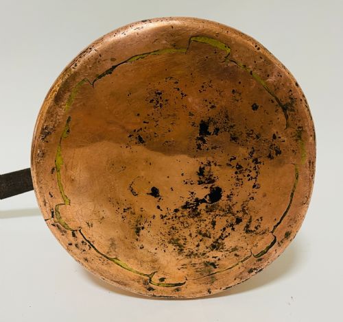 LARGE VICTORIAN COPPER LIDDED SAUCEPAN - ADDITIONAL PHOTO 6