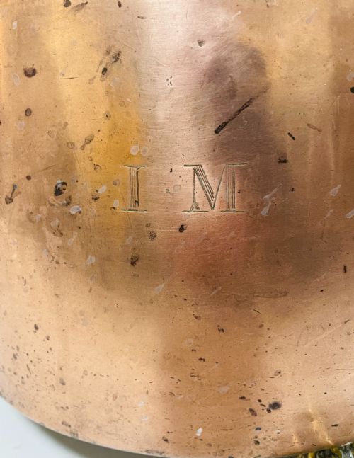 fig 2. Large Victorian Copper Lidded Pot