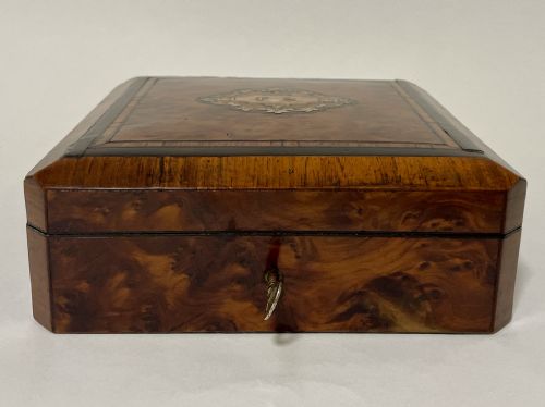 fig 1. Antique Napoleon III Inlaid Box