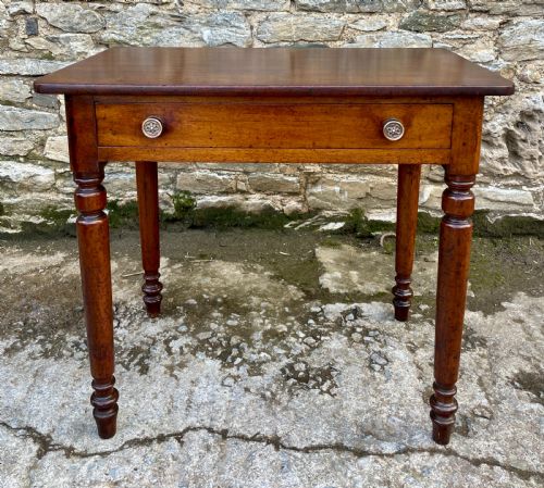 fig 1. Victorian Mahogany Side Table