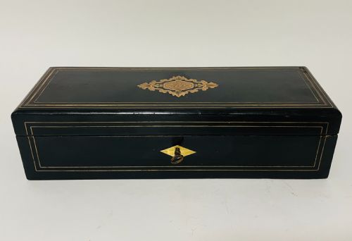 Antique French Glove Box with Key