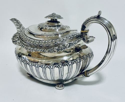 fig 1. George IV Silver Teapot