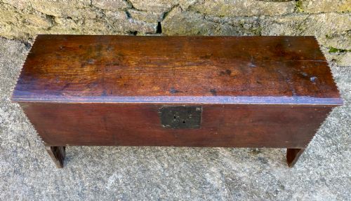 fig 1. 18th Century Planked Oak Coffer
