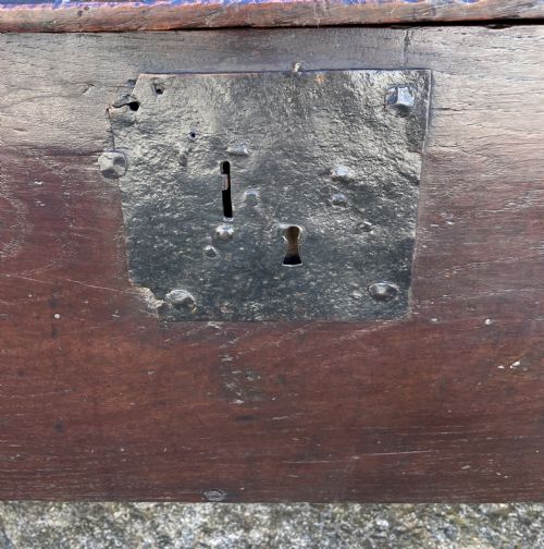 fig 2. 18th Century Planked Oak Coffer