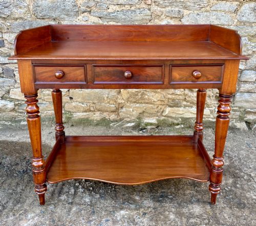 fig 1. Victorian Mahogany Washstand