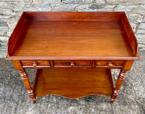fig 2. Victorian Mahogany Washstand